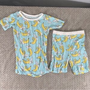 Little Sleepies Bananas Kids 2pc Pajama Set  L7